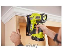 ONE+ 18V Cordless 18-Gauge Brad Nailer Kit with 2.0 Ah Compact Battery and Charg