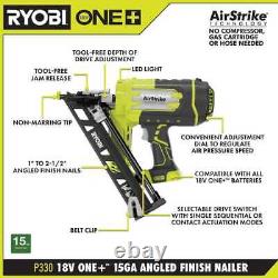 ONE+ 18V Cordless AirStrike 15-Gauge Finish Nailer