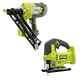 One+ 18v Cordless Airstrike 15-gauge Finish Nailer With Cordless Jig Saw Tools