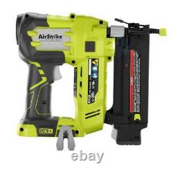 ONE+ 18V Cordless AirStrike 18-Gauge Brad Nailer And 2.0 Ah Compact Battery And