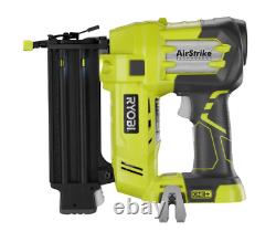 ONE+ 18V Cordless AirStrike 18-Gauge Brad Nailer (Tool Only) with Sample Nails n