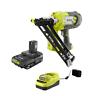 One+ 18v Cordless Airstrike 15-gauge Angled Finish Nailer + Battery & Charger
