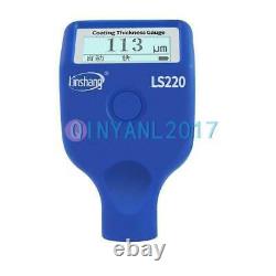 ONE LS220 Painting Thickness Meter Fe / NFe Coating Thickness Gauge NEW