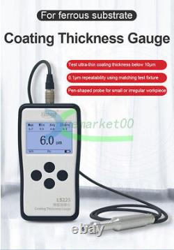 ONE Linshang LS225+F500 Plating Thickness Tester Paint Gauge NEW