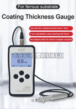 ONE Linshang Plating Thickness Tester Paint Gauge LS225+F500 NEW #T6
