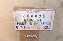 ONE NOS GENUINE ROVER 52mm DUAL OIL WATER TEMP GAUGE LANDROVER Series # 600895