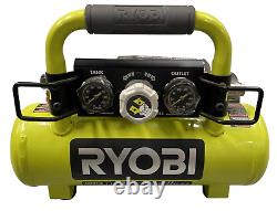 OPEN BOX RYOBI ONE+ 18V 1 Gallon Portable Horizontal Air Compressor P739