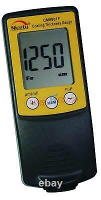 One NEW CM8801F Digital Paint Coating Thickness Gauge Meter Tester 0-1000? M