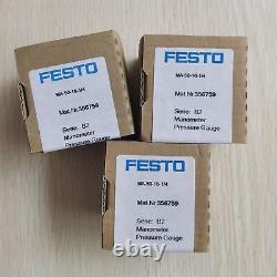 One New for Festo MA-50-16-1/4 356759 pressure gauge Fast Delivery
