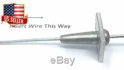 One Way Anchor Vise Grape Trellis Coated Wire Tightening Vice 12.5 Gauge 10 Pack