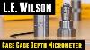 Overview New L E Wilson Case Gage Depth Micrometer