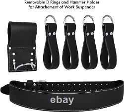 Pouch Framers Combo Belt Tool Kit Heavy Duty Gauge Leather Rig Riveted Organizer