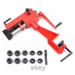 Professional Sheet Metal Bead Roller Machine Steel Bender 22-Gauge with 6 Dies Kit