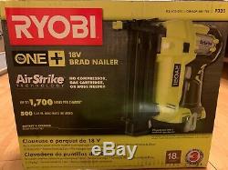 RYOBI 18-Gauge Cordless Brad Nailer 18-Volt ONE+ AirStrike with Battery