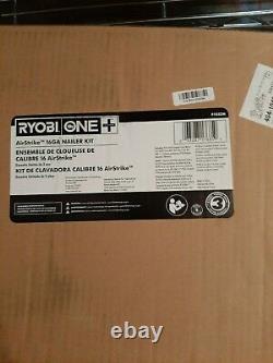 RYOBI 18-Volt ONE+ AirStrike 16-Gauge Cordless Straight Finish Nailer Kit with