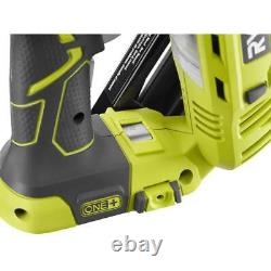 RYOBI Angled Finish Nailer 15-Gauge + Jig Saw ONE+ 18V Cordless (Tools Only)