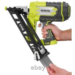 RYOBI Angled Finish Nailer 15-Gauge + Jig Saw ONE+ 18V Cordless (Tools Only)