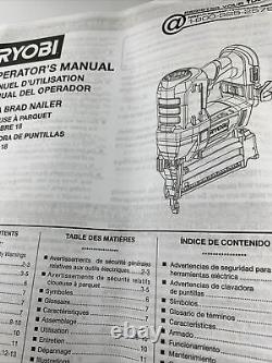 RYOBI ONE+ 18-Volt Cordless AirStrike 18-Gauge Brad Nailer P320 (Tool Only)
