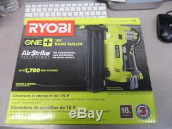 RYOBI P320 18-Volt ONE+ Cordless AirStrike 18-Gauge Brad Nailer Bare Tool New