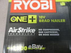 RYOBI P320 18-Volt ONE+ Cordless AirStrike 18-Gauge Brad Nailer Bare Tool New