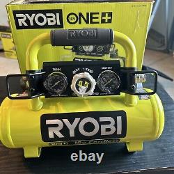 RYOBI P739 ONE+ 1 Gal. 120 PSI Portable 18V Horizontal Air Compressor -Tool Only