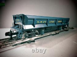 Rail King One -gauge Trains 70-79017 Santa Fe Operating Dump Car O. B. G-gauge