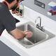 Regency 20 X 16 X 12 20 Gauge Stainless Steel One Compartment Drop-in Sink With