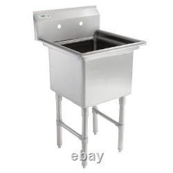 Regency 23 16-Gauge Stainless Steel One Compartment Commercial Sink