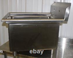 Regency 23 16 Gauge Stainless Steel One Compartment Commercial Sink