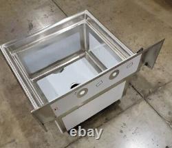 Regency 28 16-Gauge Stainless Steel One Compartment Commercial Sink