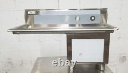 Regency 44 1/2 16G SS One Compartment Commercial Sink Missing Drain Basket
