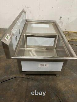 Regency 49 1/2 16-Gauge Stainless Steel One Compartment Commercial Sink