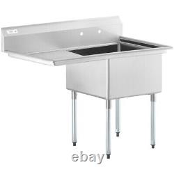 Regency 50 1/2 16 Gauge Stainless Steel One Compartment Commercial Sink