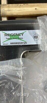 Regency 600SM202812 33 16-Gauge One Compartment Floor Mop Sink Stainless