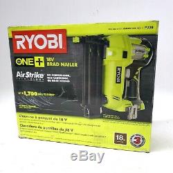 Ryobi 18-Volt ONE+ Cordless AirStrike 18-Gauge Brad Nailer withSample Nails P320