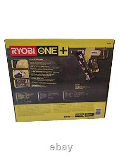 Ryobi ONE+ 18-Volt 15-Gauge AirStrike Cordless Angled Nailer W 2 Batt + Charger