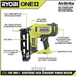 Ryobi ONE+ 18V 16-Gauge Cordless AirStrike Finish Nailer (Tool Only) Open Box