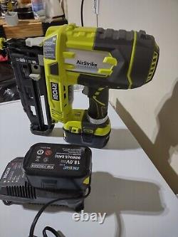 Ryobi ONE+ 18V 16-Gauge Cordless AirStrike & TWO 18v batteries + Charger