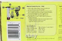 Ryobi ONE+ Airstrike 18V 18 Gauge Narrow Crown Stapler P361