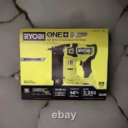 Ryobi ONE+ HP 18V 18GA Brushless Brad Nailer Tool Only P322 New