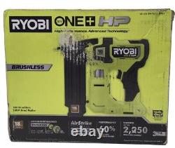 Ryobi One+ HP 18v 18-gauge Brushless Cordless Airstrike Brad Nailer (epj025426)
