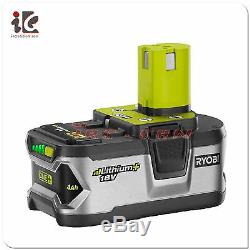 Ryobi P122 P108 18-Volt 4.0 Ah One+ High Capacity Lithium Battery with Fuel Gauge