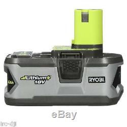 Ryobi P122 P108 ONE+ 18-Volt High Capacity LITHIUM+ Battery 2-Pack WithFuel Gauge