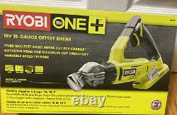 Ryobi P591 ONE+ 18V 18 Gauge Offset Shear Sheet Metal Saw (Bare Tool) NEW