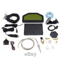 SUV Dashboard LCD Screen Rally Gauge Dash Race Display Bluetooth Sensor Kit Well