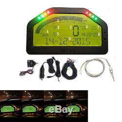 SUV Dashboard LCD Screen Rally Gauge Dash Race Display Bluetooth Sensor Kit Well