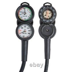 Seac Sub Console 3, Pressure Gauge, Depth & Compass Gauge One Size Black/Red