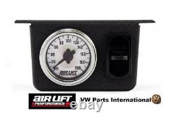 Single Needle Gauge Panel with one paddle switch 200 PSI Air Lift Performance