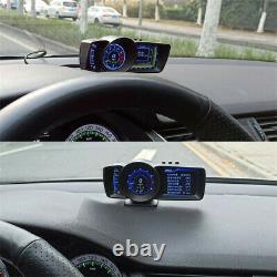 Smart OBD2 GPS Car Speedometer Digital HUD Head Up Display 3.5 Screen RPM Alarm