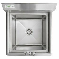 Stainless Steel One Compartments Commercial Sinks Bowl 16 Gauge Restaurants